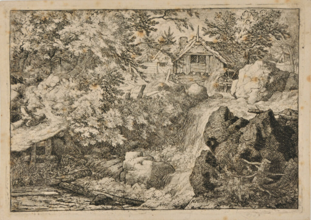 Cascade Near a Watermill