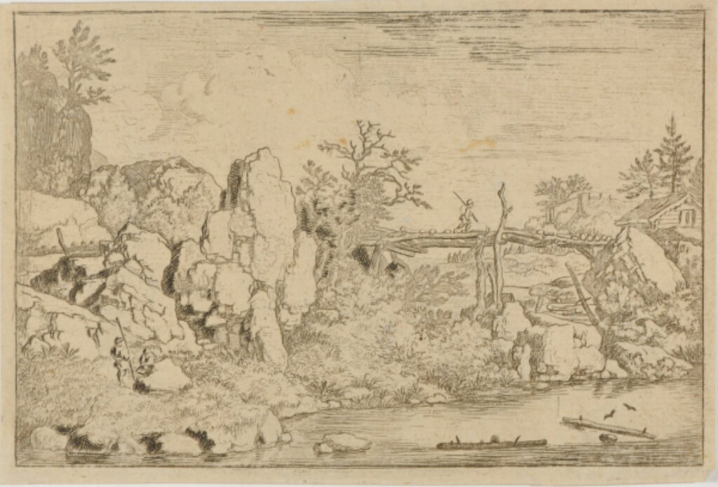 The Two Logs in the Water