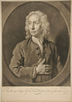 Anthony Sayer Gentn: Grand Master of the Masons