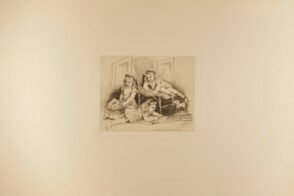 Three Little Girls Drawing and Reading