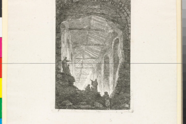 PLATE 10 FROM THE SERIES "EVENINGS IN ROME"