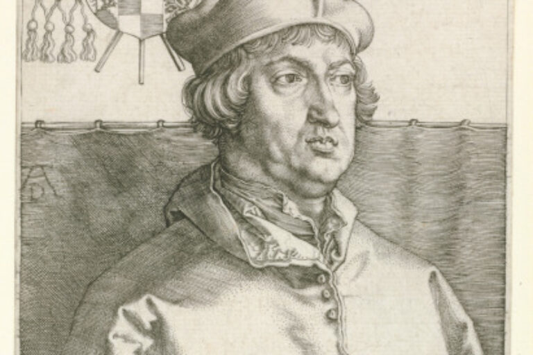CARDINAL ALBRECHT OF BRANDENBURG (THE SMALL PLATE)