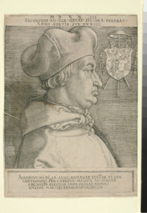 Cardinal Albrecht of Brandenburg (The Large Plate)