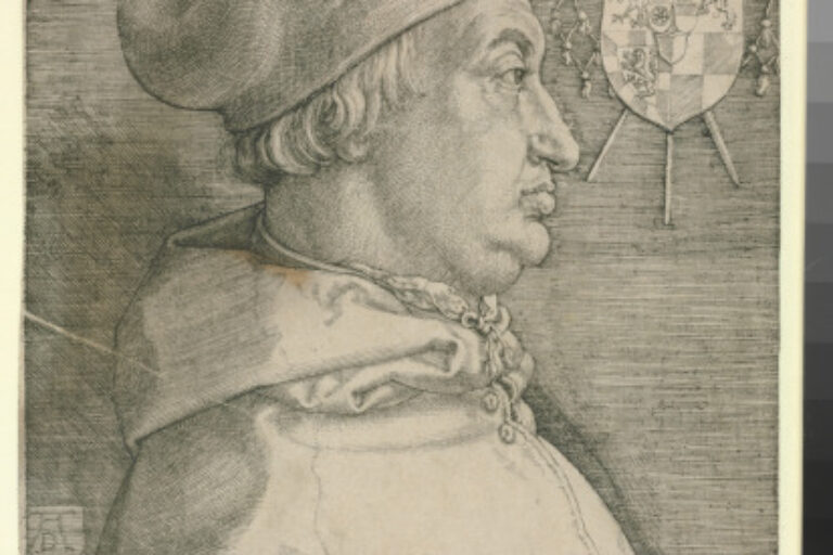 CARDINAL ALBRECHT OF BRANDENBURG (THE LARGE PLATE)