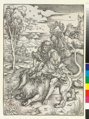Samson Killing the Lion