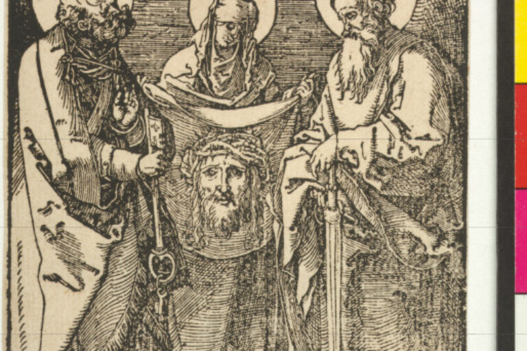 SAINT VERONICA BETWEEN SAINTS PETER AND PAUL