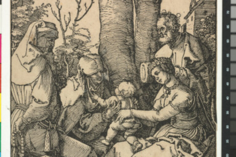 THE HOLY FAMILY WITH JOACHIM AND SAINT ANNE