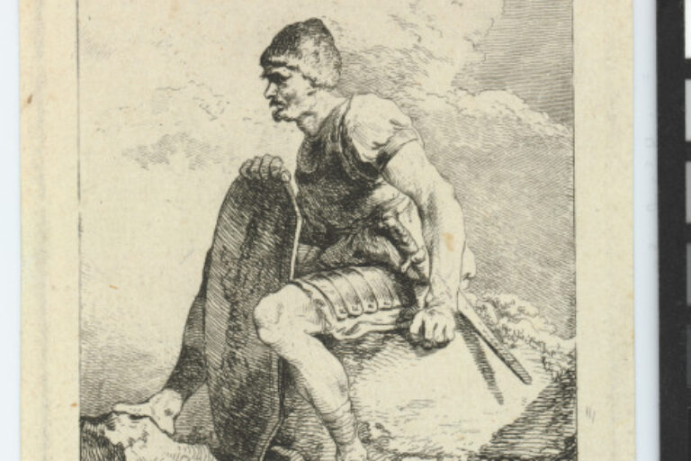 PLATE 1 FROM THE SERIES "FIRST SUITE OF SOLDIERS"