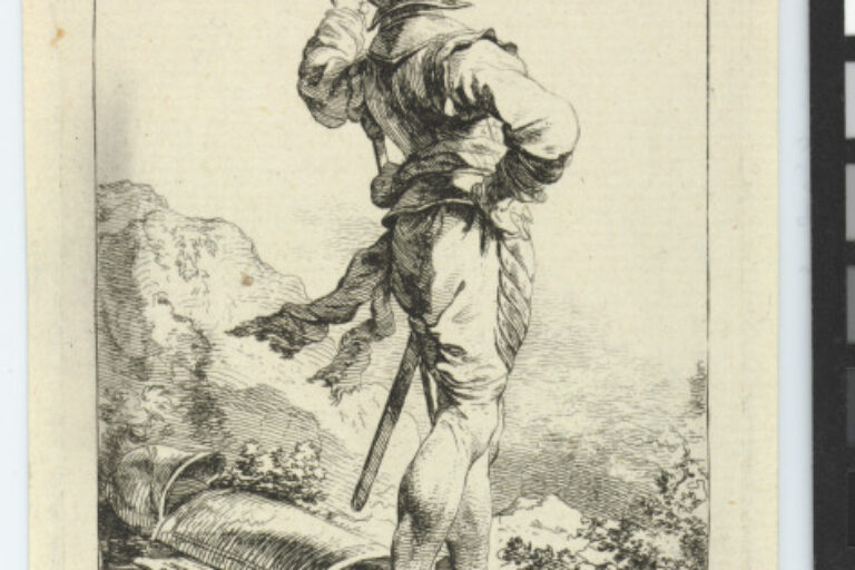 PLATE 2 FROM THE SERIES "FIRST SUITE OF SOLDIERS"