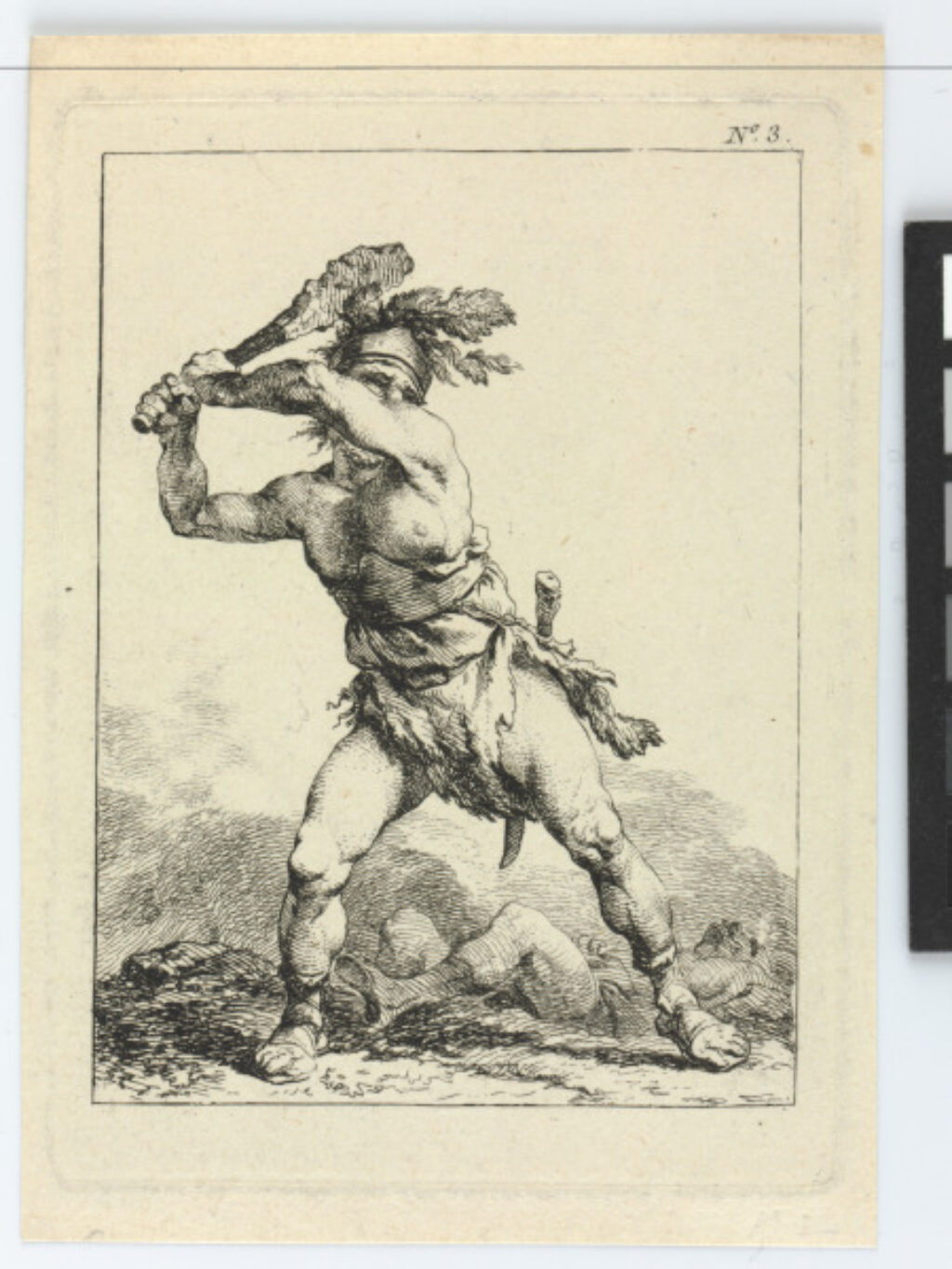 Plate 3 from the series “First Suite of Soldiers” - Image 1