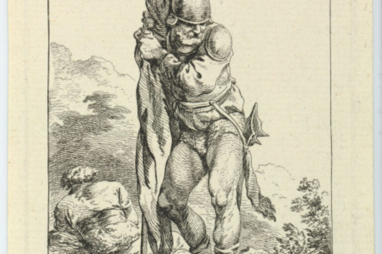 PLATE 4 FROM THE SERIES "FIRST SUITE OF SOLDIERS"