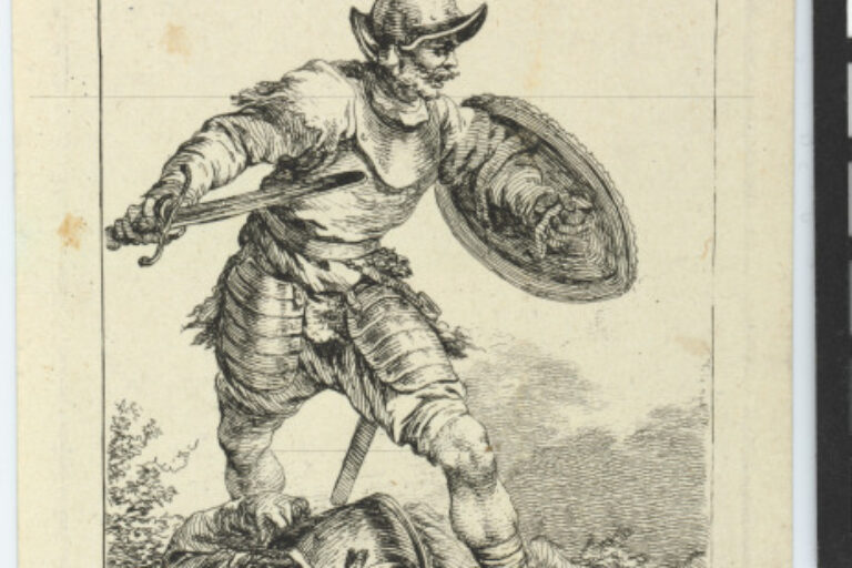 PLATE 6 FROM THE SERIES "FIRST SUITE OF SOLDIERS"