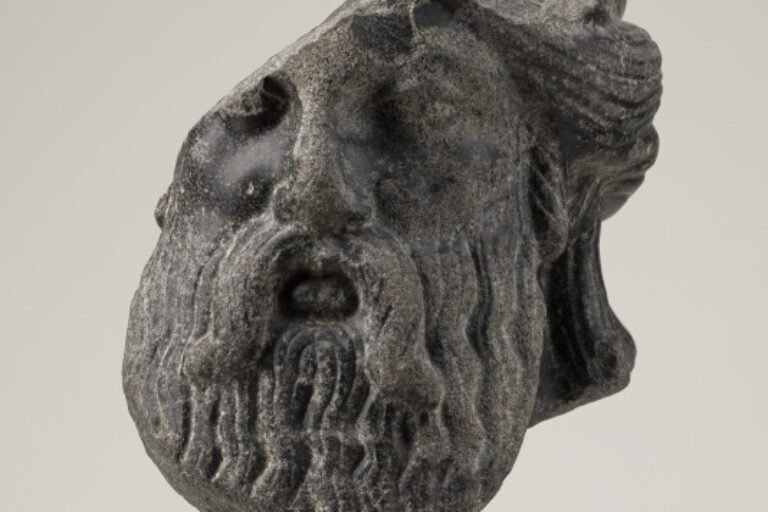 Bearded Male Head of Dionysos