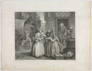 Plate 1 from “A Harlot’s Progress”