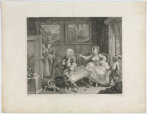Plate 2 from “A Harlot’s Progress”