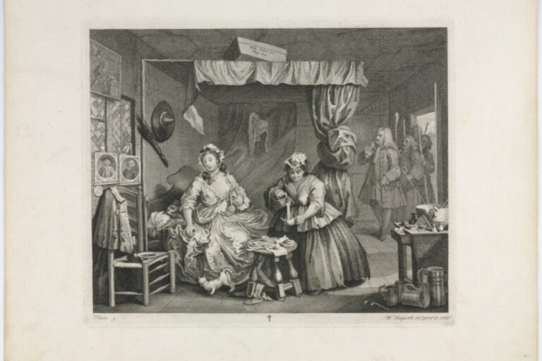PLATE 3 FROM "A HARLOT'S PROGRESS"