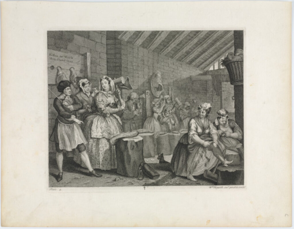 Plate 4 from “A Harlot’s Progress” - Image 1