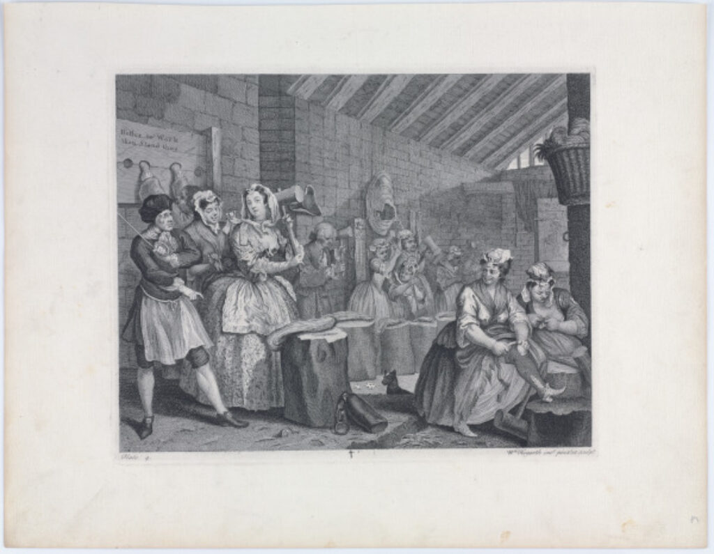 Plate 4 from “A Harlot’s Progress” - Image 2