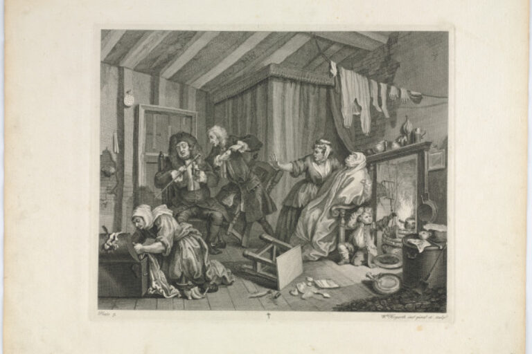 PLATE 5 FROM "A HARLOT'S PROGRESS"