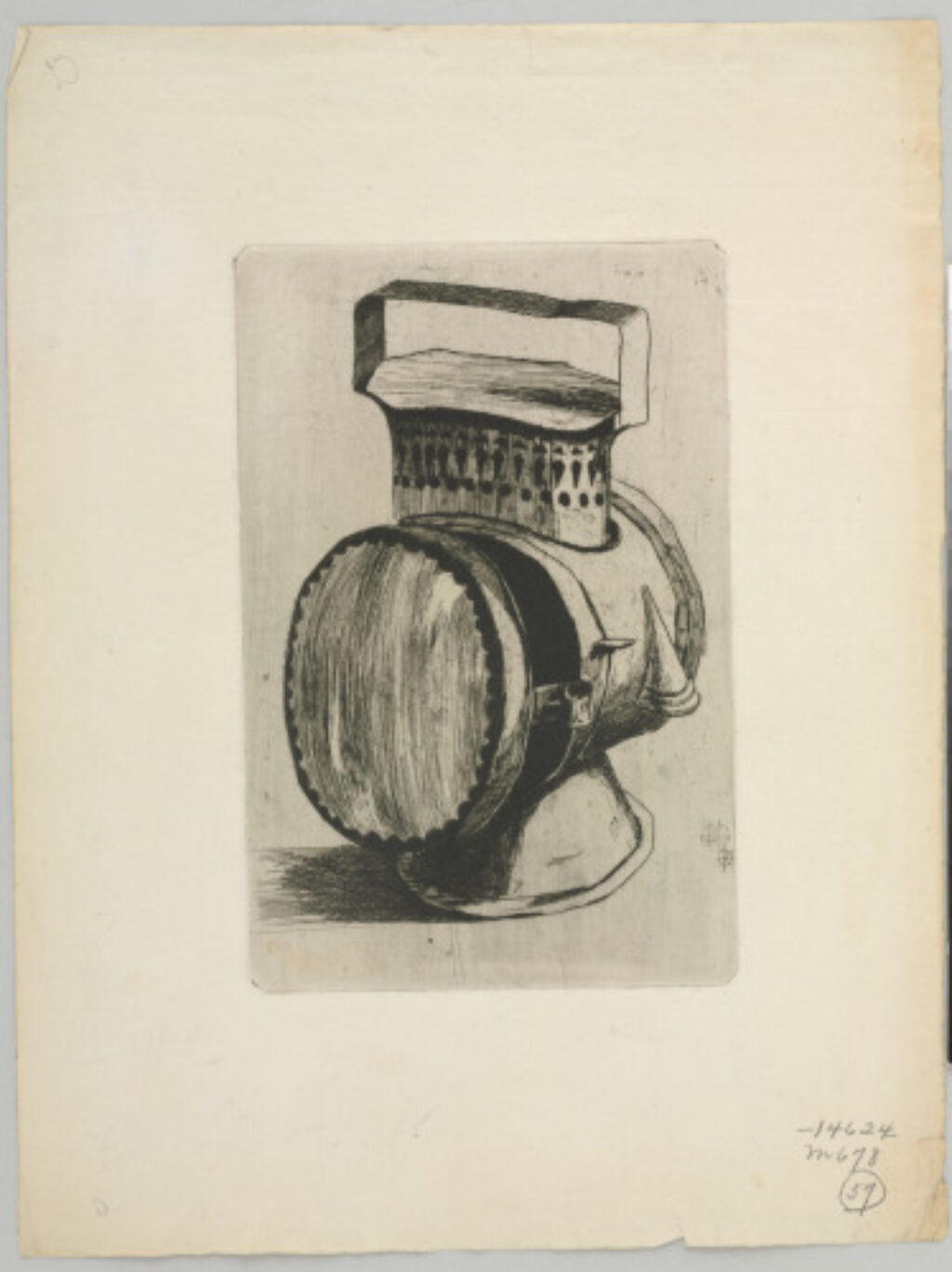 Lanterne à pied circulaire - Image 1