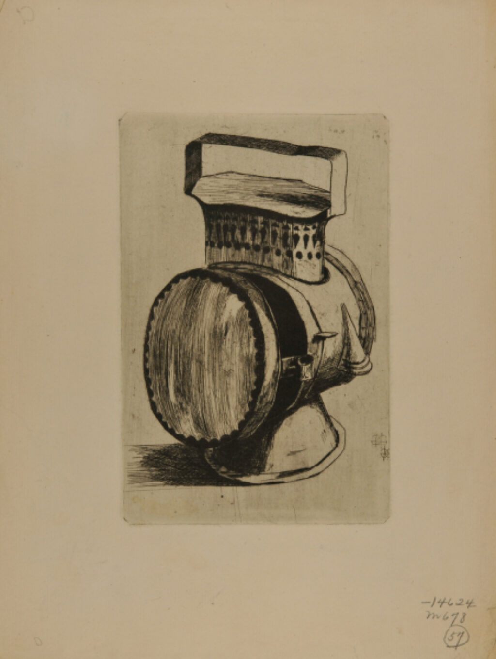 Lanterne à pied circulaire - Image 2