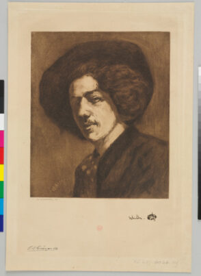 Portrait of Whistler with a Hat