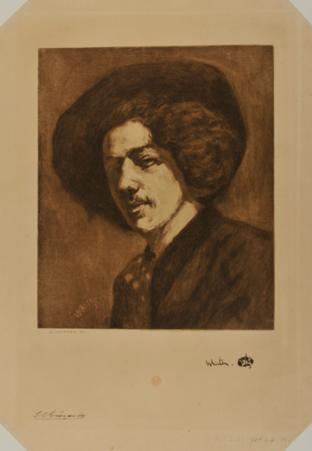 Portrait of Whistler with a Hat - Image 2