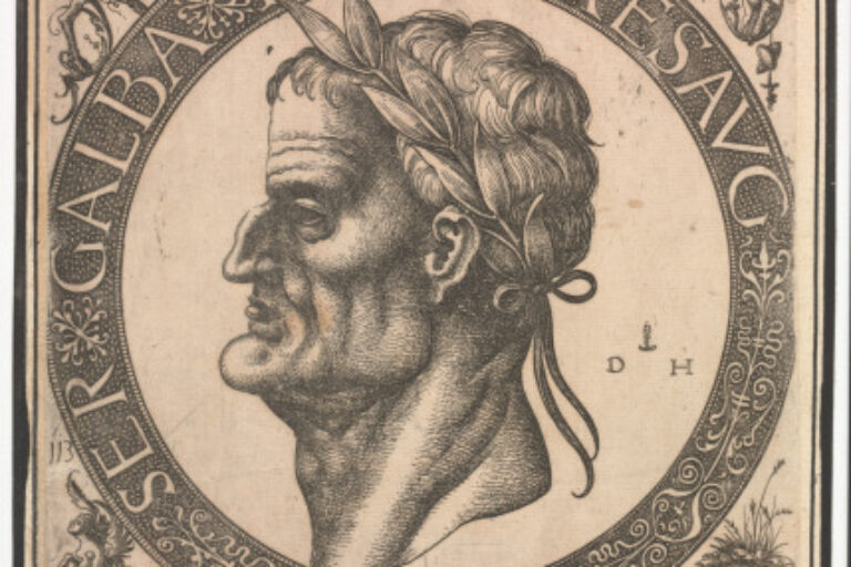 MEDALLION WITH THE BUST OF GALBA CAESAR