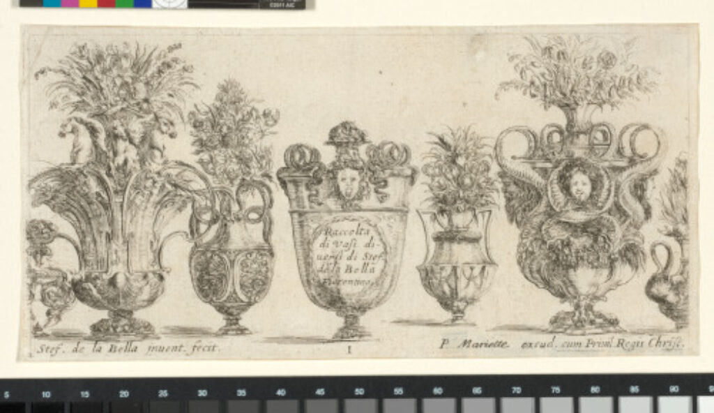 Plate 1 from the series “Collection of Various Vases” - Image 1
