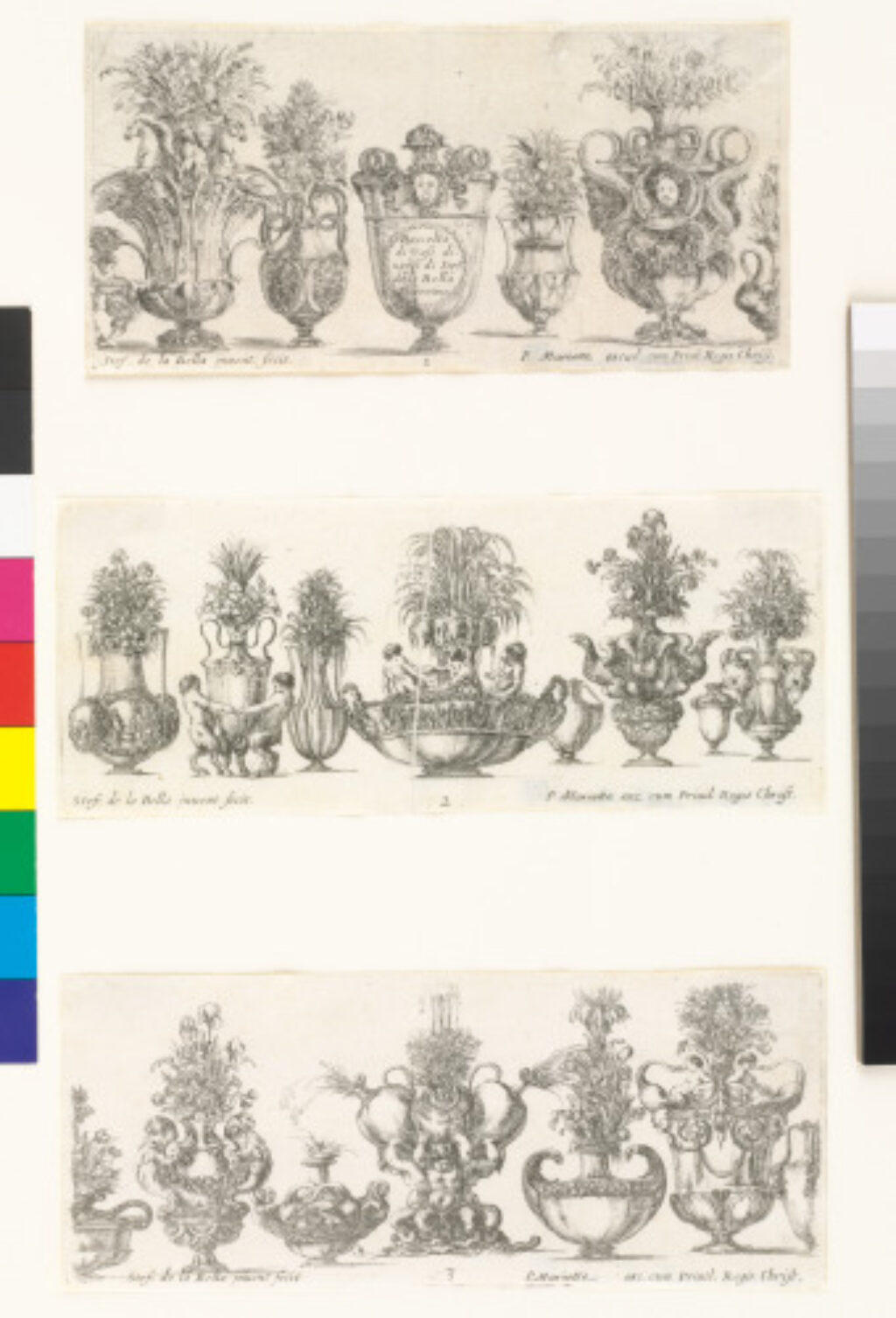 Plate 1 from the series “Collection of Various Vases” - Image 3