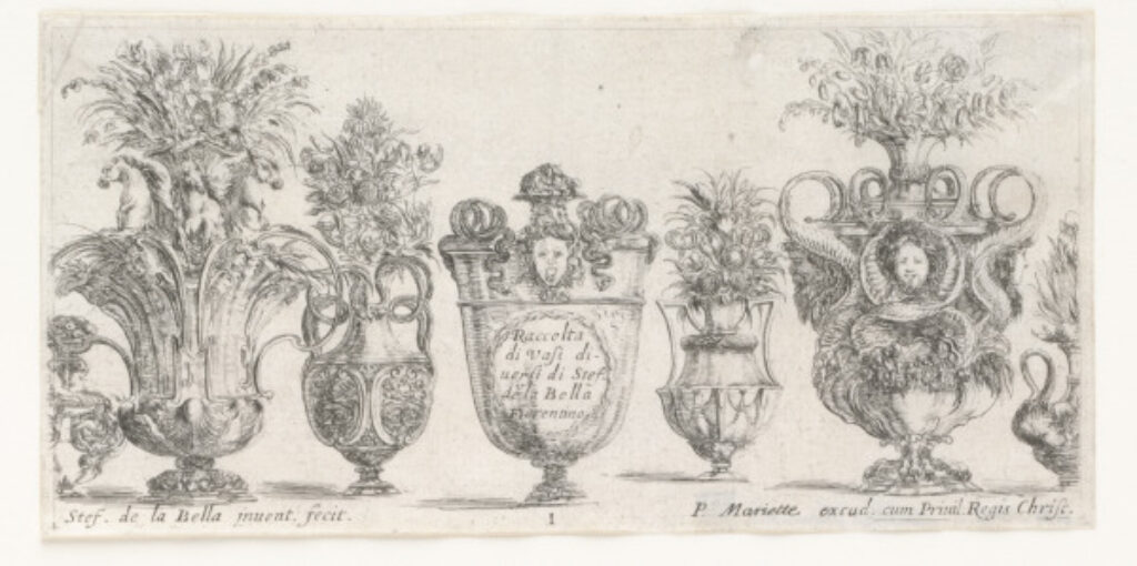 Plate 1 from the series “Collection of Various Vases” - Image 2
