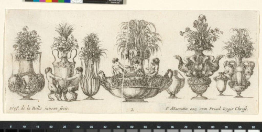 Plate 2 from the series “Collection of Various Vases” - Image 1