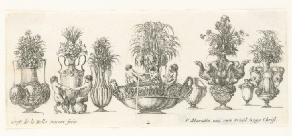 Plate 2 from the series “Collection of Various Vases” - Image 2