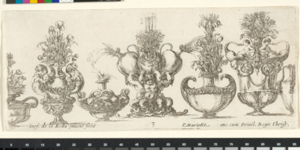 Plate 3 from the series “Collection of Various Vases” - Image 1