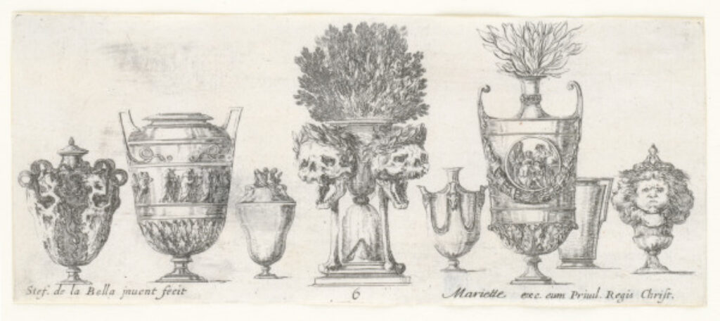 Plate 6 from the series “Collection of Various Vases” - Image 2