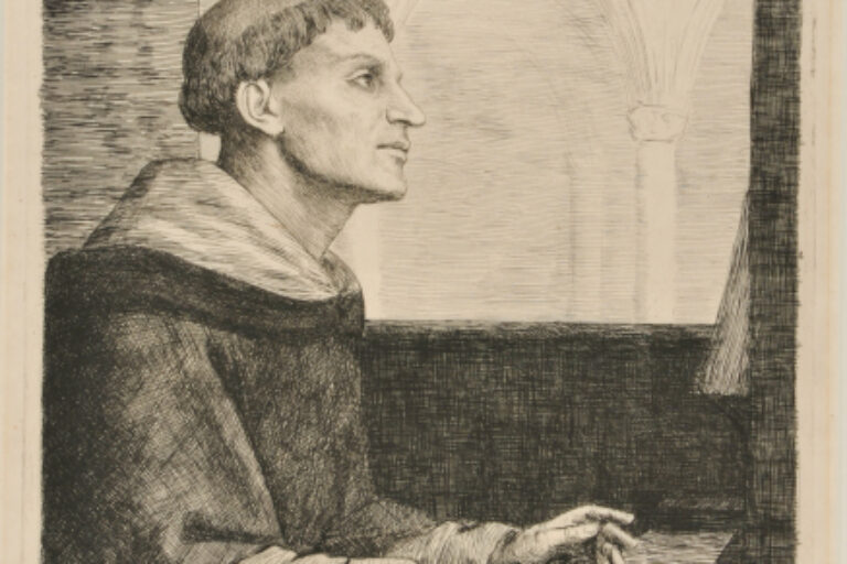 THE MONK AT THE ORGAN