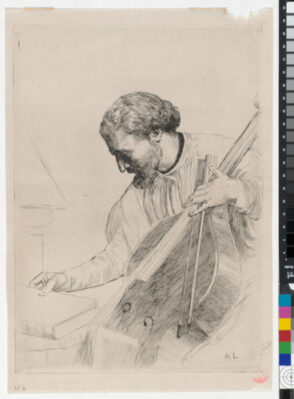 The Player on the Bass-Viol