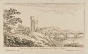Veue de la Tour de la Villeneufue, et du Pont d’Avignon