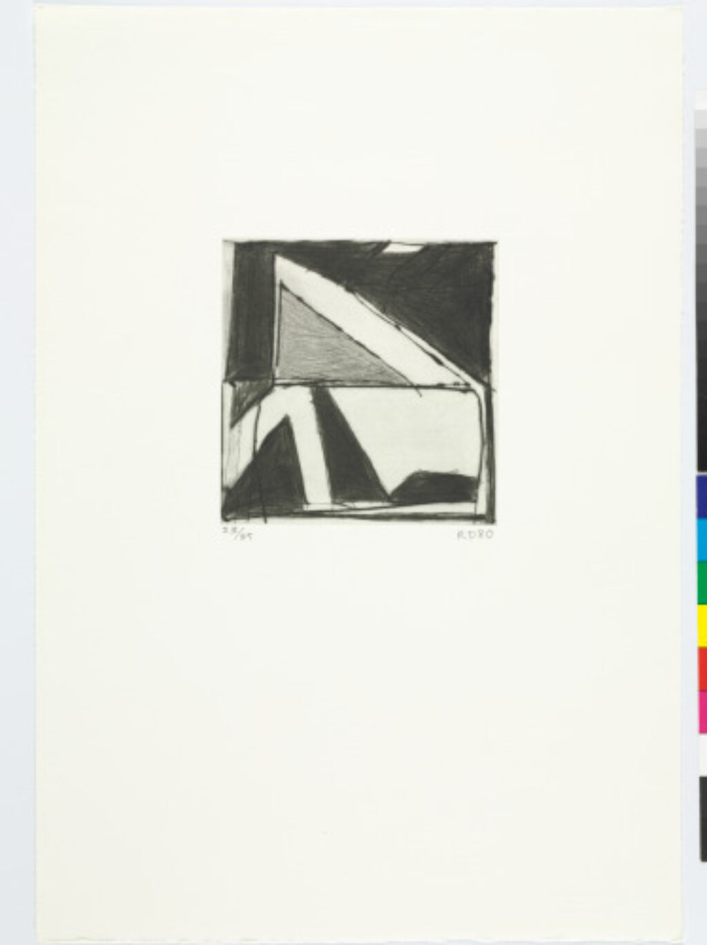 Two Right Triangles, One in Other