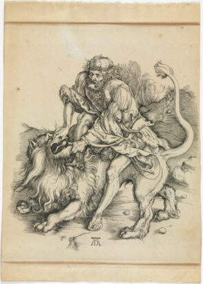 Samson Killing the Lion
