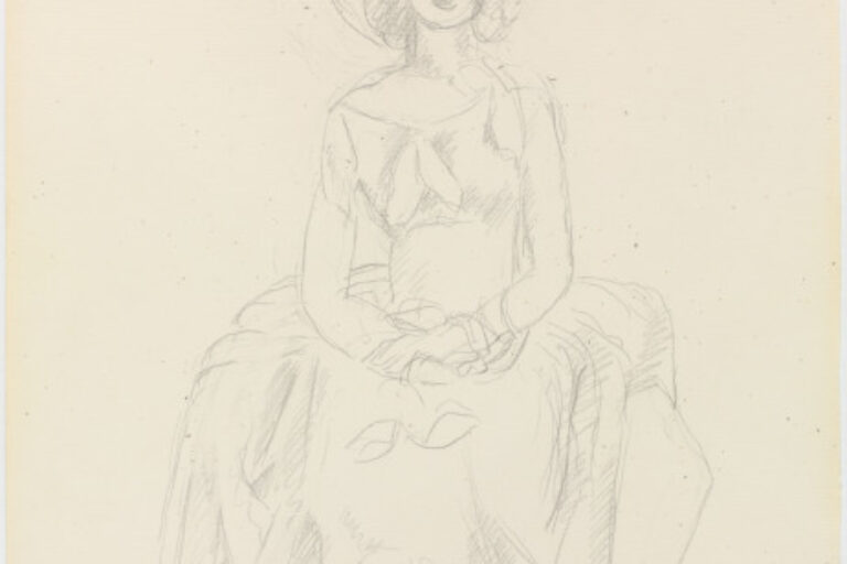STUDY FOR "THE YELLOW DRESS"
