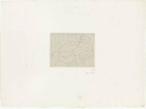 Nude Sleeping Askew, Legs Folded