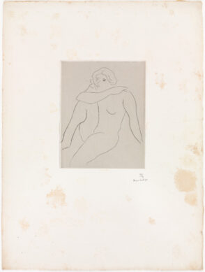 Seated Nude, Right Arm Resting on Left Shoulder