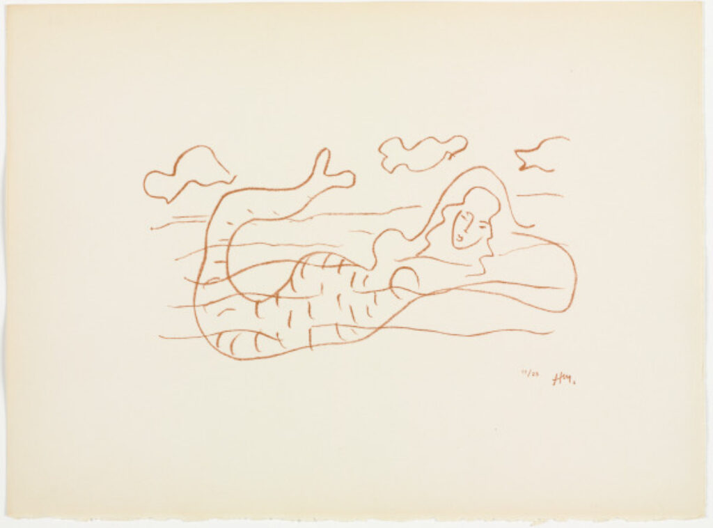 Mermaid, Study for “I wish to drag my pain the length of France”