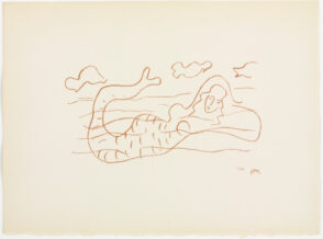 Mermaid, Study for “I wish to drag my pain the length of France”