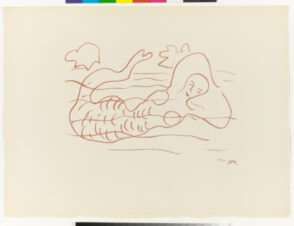 Mermaid, Study for “I wish to drag my pain the length of France”