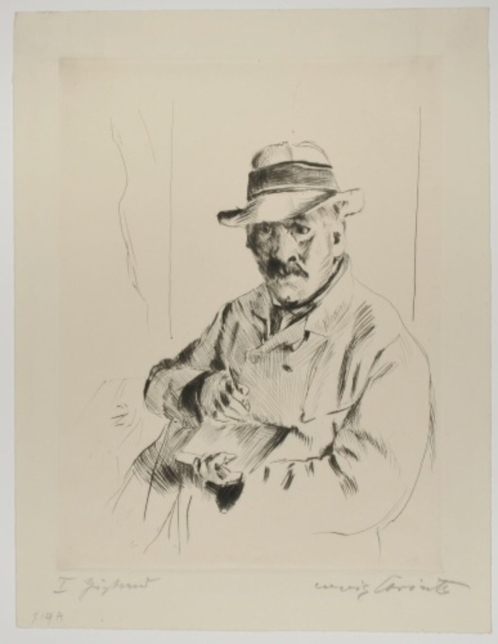 Self-Portrait in Straw Hat - Image 2