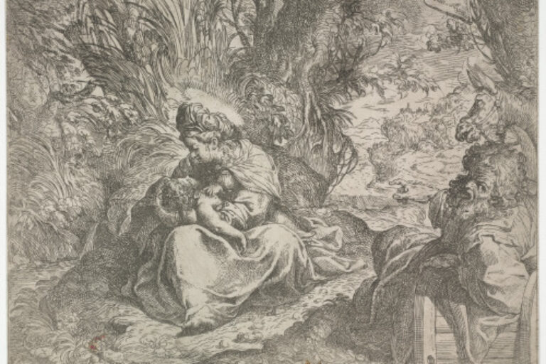 REST ON THE FLIGHT INTO EGYPT