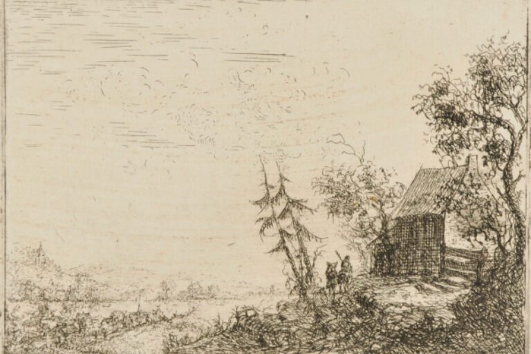 LANDSCAPE WITH COTTAGE
