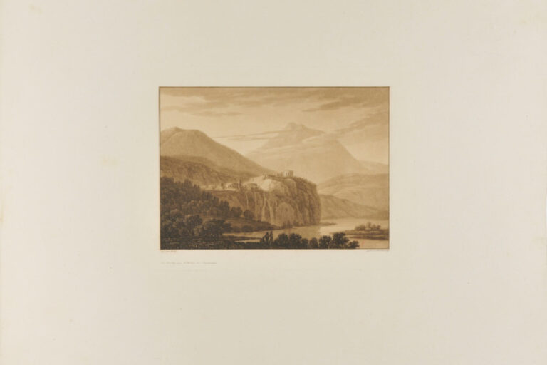 MOUNTAIN LANDSCAPE WITH LAKE